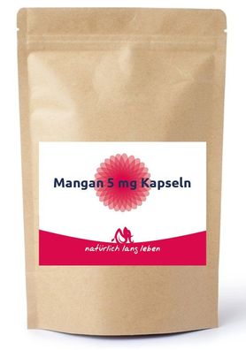 Mangan 5 mg Kapseln 60 Stück