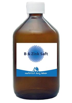 B & Zink Saft 500 ml (Vitamin B6 & Vitamin B12)