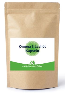 Omega 3 Lachsöl 500 mg 250 Softgel Kapseln