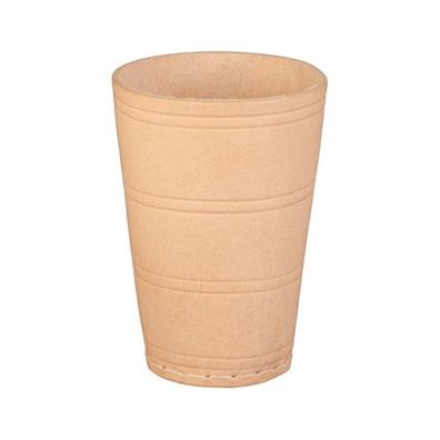 XL Würfelbecher - ca. 12 cm x 8,5 cm - Leder