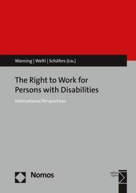 The Right to Work for Persons with Disabilities: International Perspectives ...