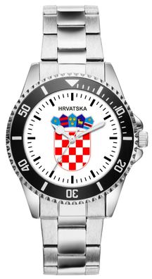 Kroatien Geschenk Artikel Idee Fan Uhr 1138