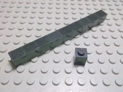 Lego 10 Basic Steine 1x1 hoch schwarz 3005 Set 5986 8018 8862 4184