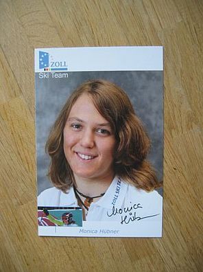 Zoll Ski Team - Monica Hübner - handsigniertes Autogramm!!!