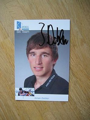 Zoll Ski Team - Jonas Dobler - handsigniertes Autogramm!!!