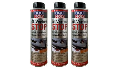 LIQUI MOLY ÖL Verlust STOP 300ml 1005 Motoradditiv Ölstopp 3 x