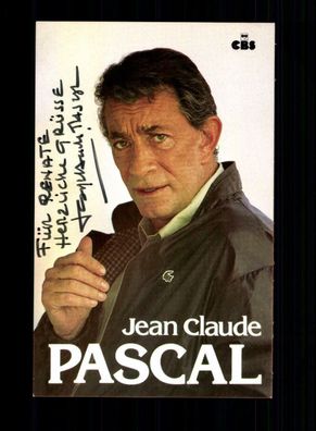 Jean Claude Pascal Autogrammkarte Original Signiert + F 2873