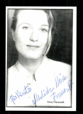 Nina Franoszek Autogrammkarte Original Signiert + F 3182