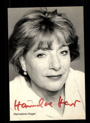 Hannelore Hoger Autogrammkarte Original Signiert + F 3234
