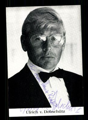 Ulrich v. Dobschütz Autogrammkarte Original Signiert + F 3287