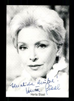 Herta Staal Autogrammkarte Original Signiert + F 3331