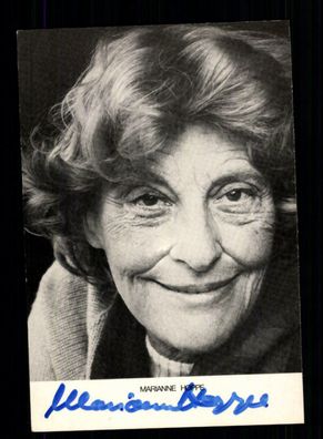 Marianne Hoppe Autogrammkarte Original Signiert + F 3391