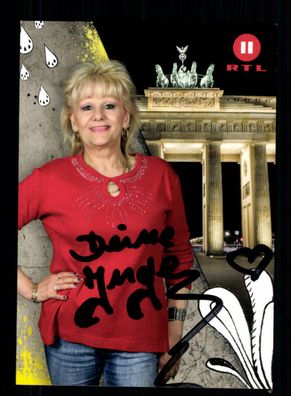 Inge Berlin Tag und Nacht Autogrammkarte Original Signiert + F 3466