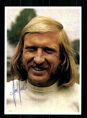 Horst Heese Autogrammkarte Hamburger SV Spieler 70er Jahre Original Signiert