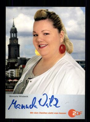 Manuela Wisbeck Notruf Hafenkante Autogrammkarte Original Signiert + F 3488