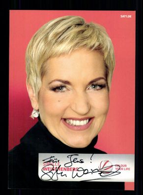 Sibylle Weischenberg SAT 1 Autogrammkarte Original Signiert + F 3501