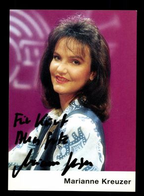 Marianne Kreuzer Autogrammkarte Original Signiert + F 3755