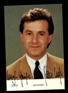 Jan Hofer Rüdel Autogrammkarte Original Signiert + F 3878
