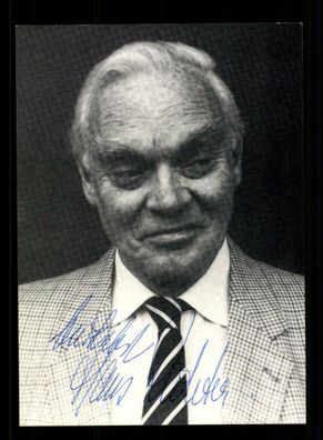 Hans Richter Autogrammkarte Original Signiert + F 4080