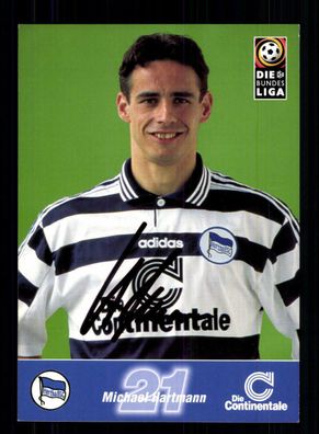Michael Hartmann Autogrammkarte Hertha BSC 1998/99 Original Signiert + A 72740