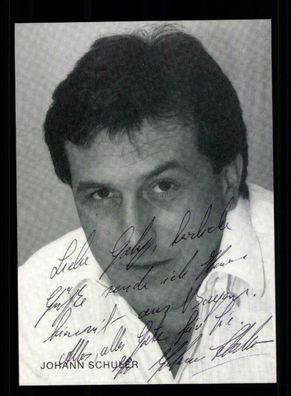 Johann Schuler Autogrammkarte Original Signiert + F 4207