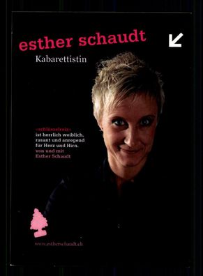 Esther Schaudt Autogrammkarte Original Signiert + F 4269