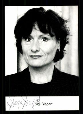 Sigi Siegert Autogrammkarte Original Signiert + F 4277