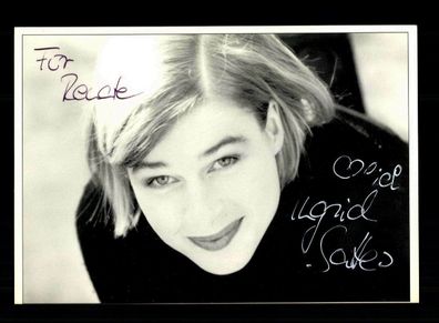 Ingrid Sattes Autogrammkarte Original Signiert + F 4305