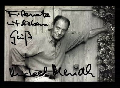 Michael Mendl Autogrammkarte Original Signiert + F 4345