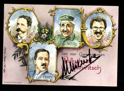 Willy Millowitsch Autogrammkarte Original Signiert + F 4390