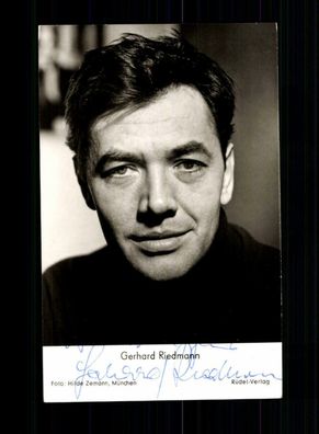 Gerhard Riedmann Rüdel Autogrammkarte Original Signiert + F 4640
