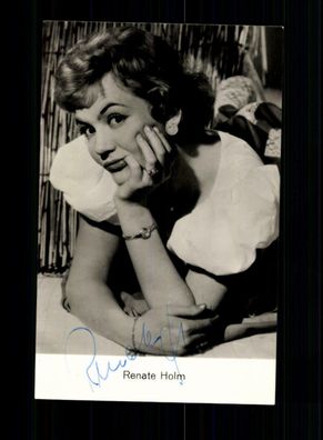 Renate Holm Autogrammkarte Original Signiert + F 4714