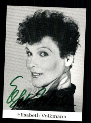 Elisabeth Volkmann Autogrammkarte Original Signiert + F 4803