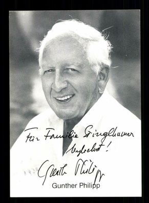 Gunther Philipp Autogrammkarte Original Signiert + F 4851