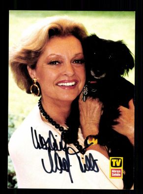 Nadja Tiller Autogrammkarte Original Signiert + F 4947