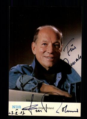 Jürgen Roland Rüdel Autogrammkarte Original Signiert + F 3367