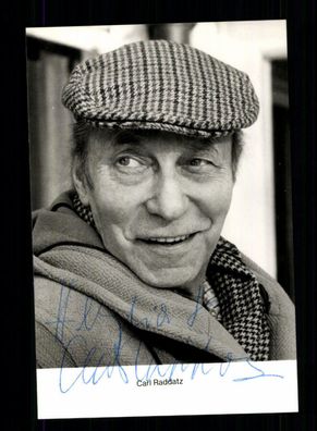 Carl Raddatz Autogrammkarte Original Signiert + F 3393