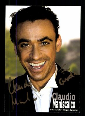 Claudio Maniscalco Autogrammkarte Original Signiert + F 3944