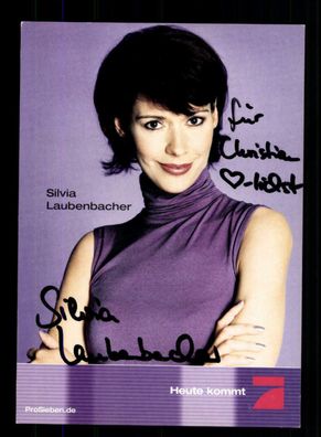 Silvia Laubenbacher SAM Autogrammkarte Original Signiert + F 3949