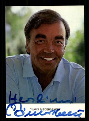 Claus Biederstaedt Rüdel Autogrammkarte Original Signiert + F 4171
