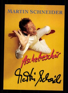 Martin Schneider Autogrammkarte Original Signiert + F 4237