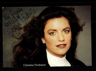 Christine Neubauer Autogrammkarte Original Signiert + F 4296