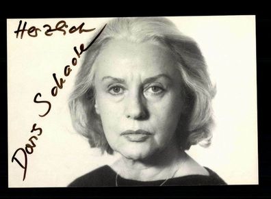 Doris Schada Rüdel Autogrammkarte Original Signiert + F 4309
