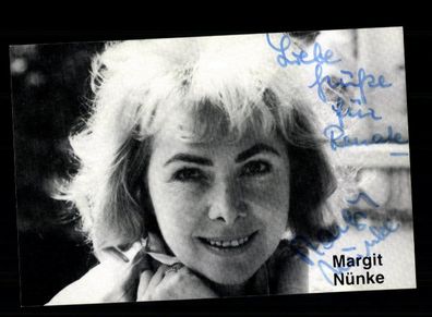 Margit Nünke Autogrammkarte Original Signiert + F 4327