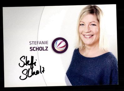 Stefanie Scholz SAT 1 Autogrammkarte Original Signiert + F 4384