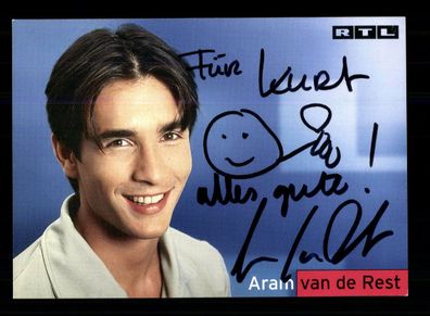 Aram van de Rest RTL Autogrammkarte Original Signiert + F 4407