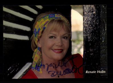 Renate Holm Autogrammkarte Original Signiert + F 4417