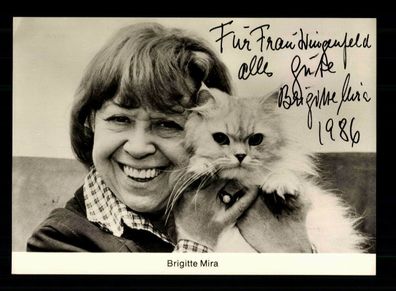 Brigitte Mira Rüdel Autogrammkarte Original Signiert + F 4453
