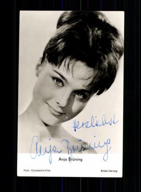 Anja Brüning Rüdel Autogrammkarte Original Signiert + F 4615