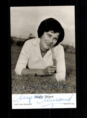 Angele Durand Rüdel Autogrammkarte Original Signiert + F 4637